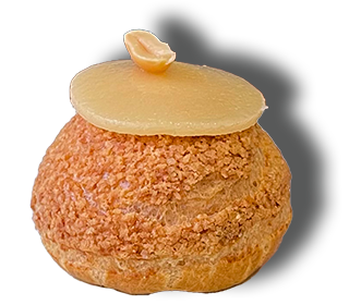 Chou Cacahuète-Caramel